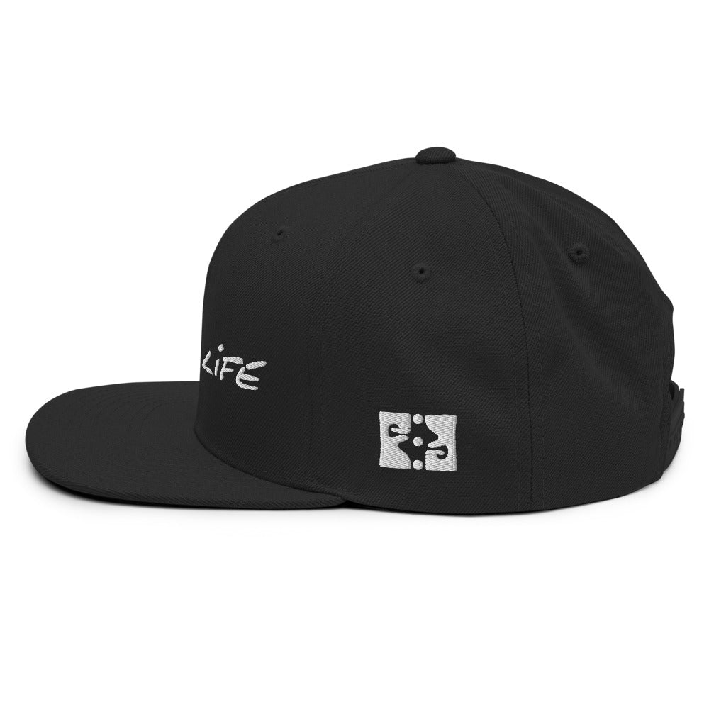 ENJOY LIFE / DARK - Yupoong Snapback Hat