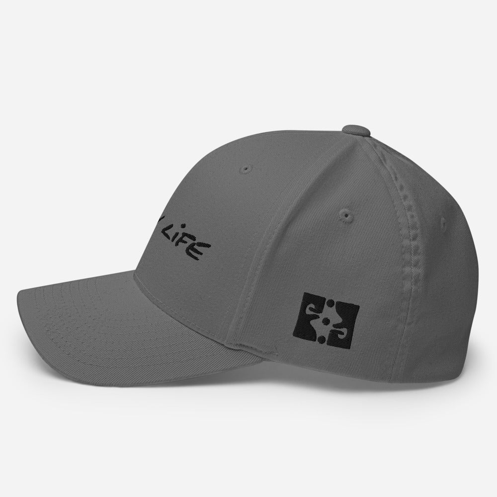 ENJOY LIFE | DARK - Closed-Back Structured Cap - Flexfit