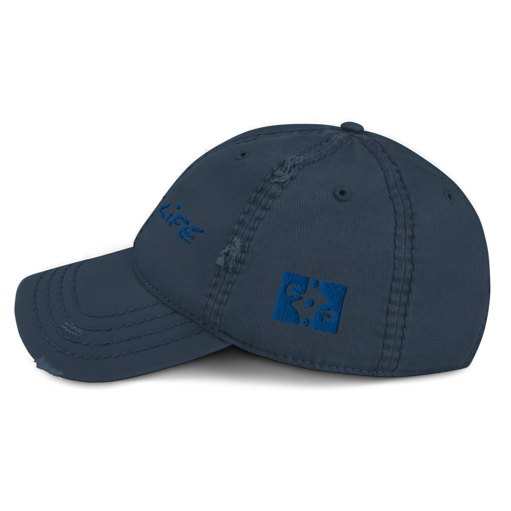 ENJOY LIFE | BLUE - Distressed Dad Hat