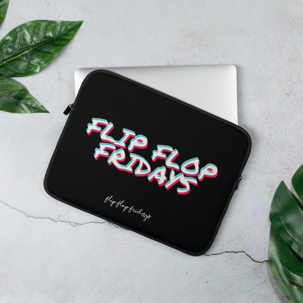 FLIP FLOP FRIDAYS COLOR CROSS - Laptop Sleeve