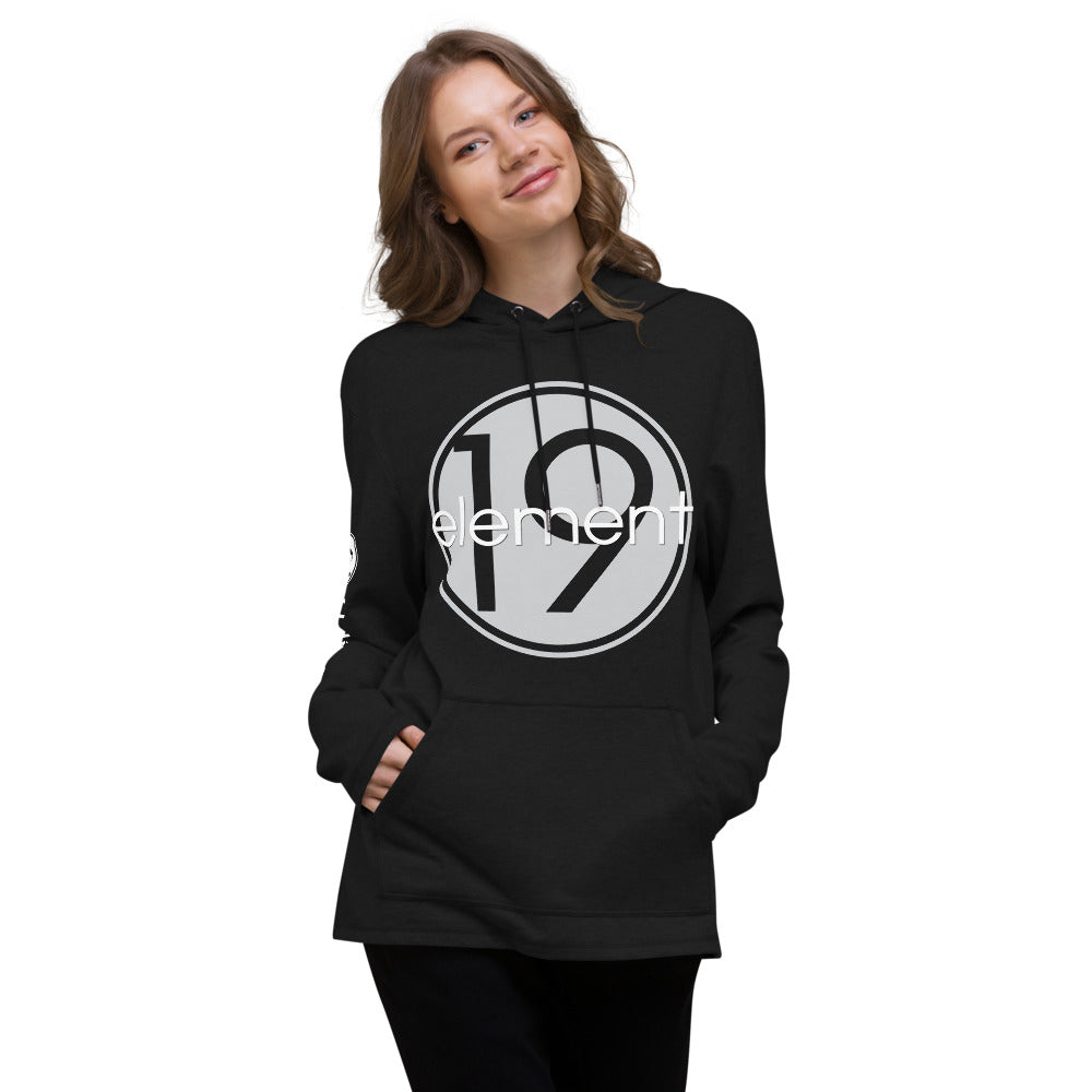 element19 - GREY ZONE District Unisex Lightweight Hoodie