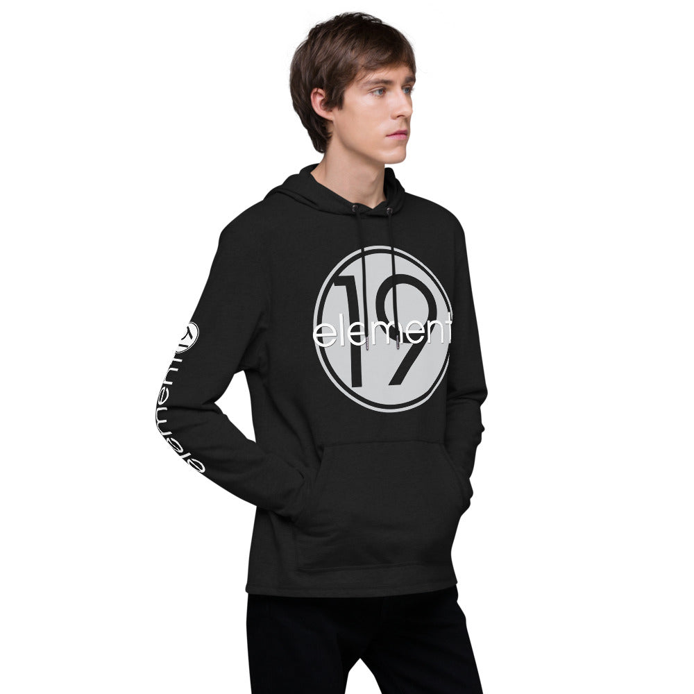 element19 - GREY ZONE District Unisex Lightweight Hoodie