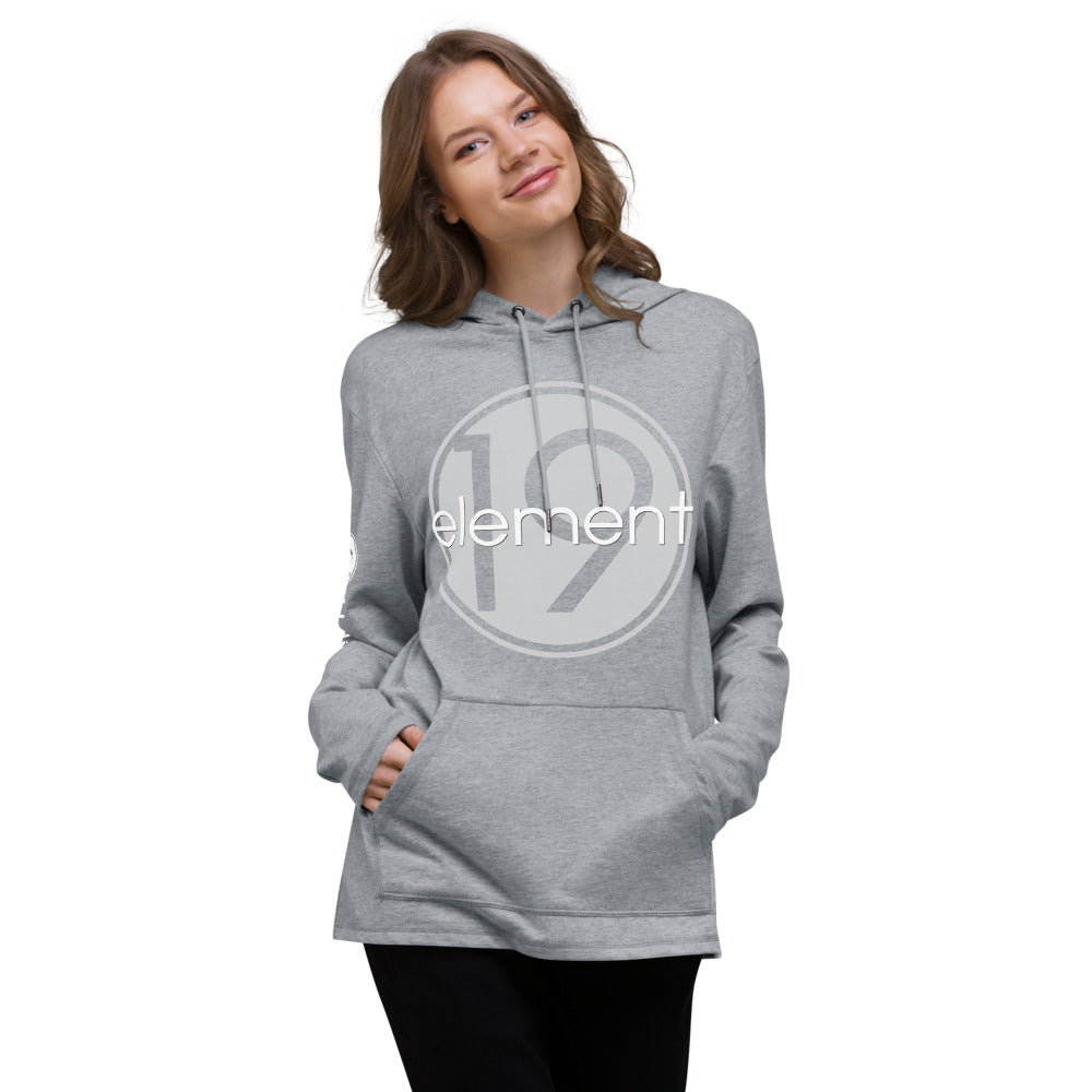 element19 - GREY ZONE District Unisex Lightweight Hoodie