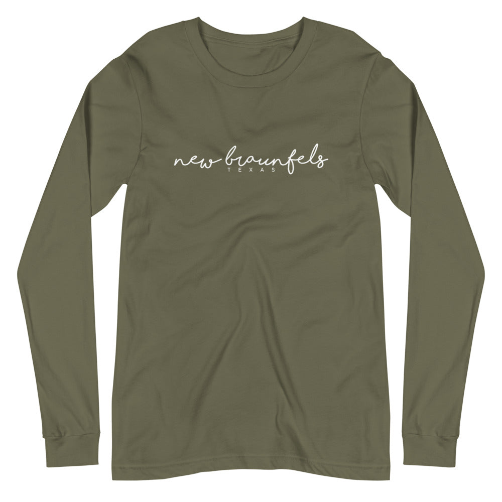 NB SCRIPT - Unisex Long Sleeve Tee