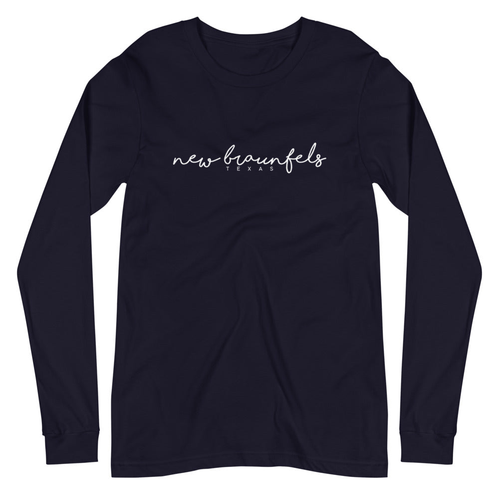 NB SCRIPT - Unisex Long Sleeve Tee