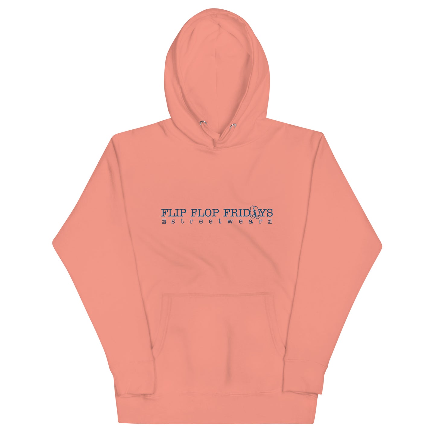FLIP FLOP FRIDAYS STREETWEAR | BLUE - Cotton Heritage Unisex Hoodie