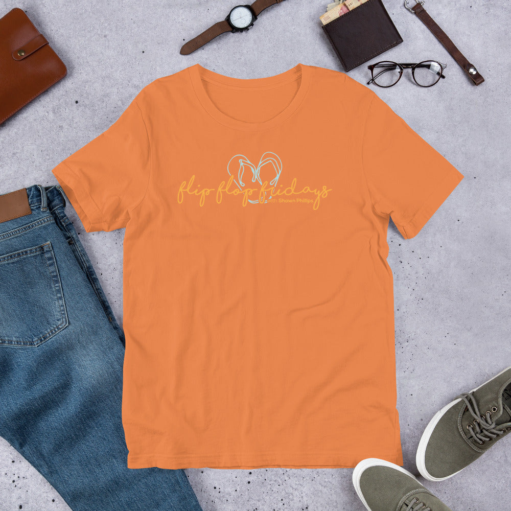 FLIP FLOP FRIDAYS SIGNATURE - Short-Sleeve Unisex T-Shirt