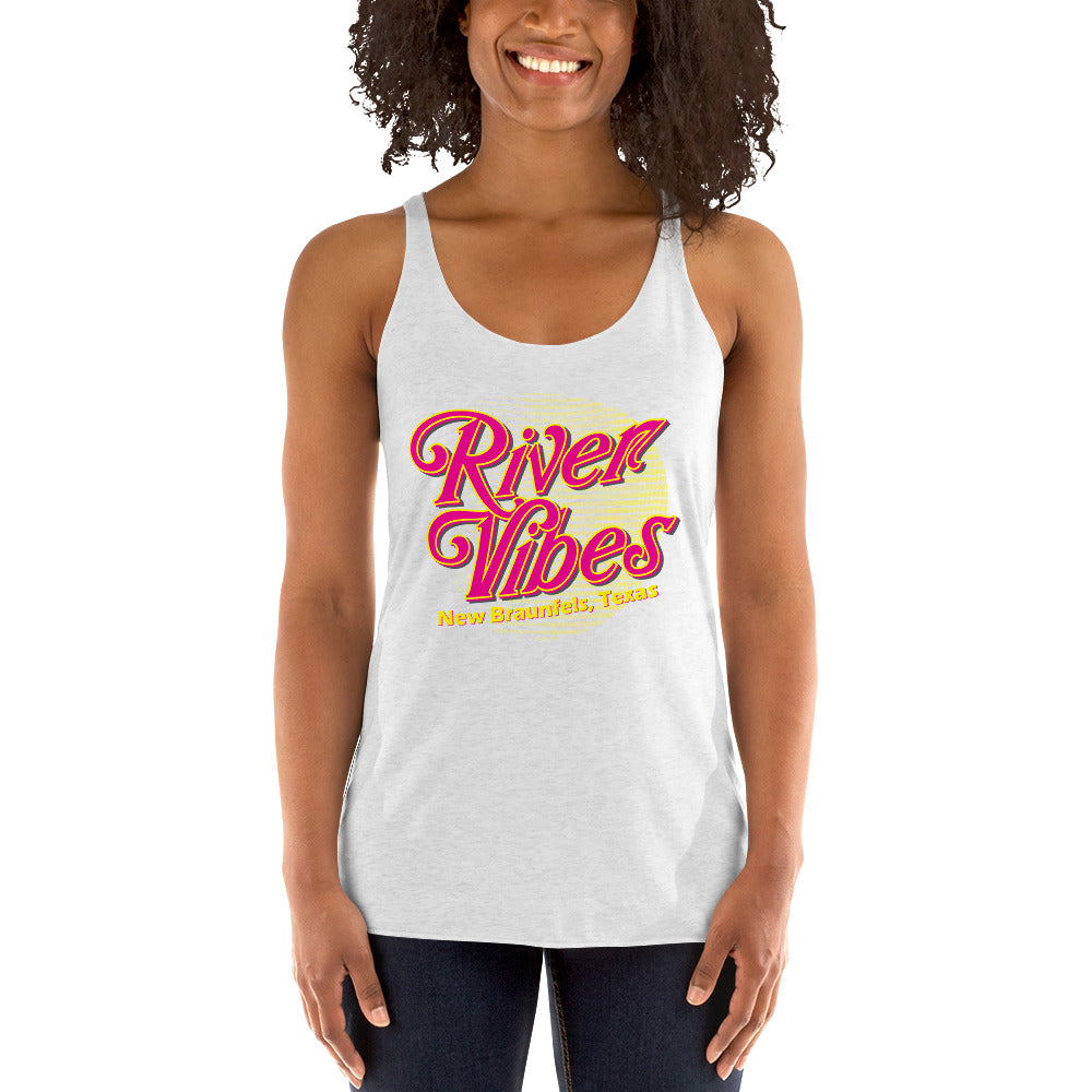 RIVER VIBES - Women's Racerback Tank