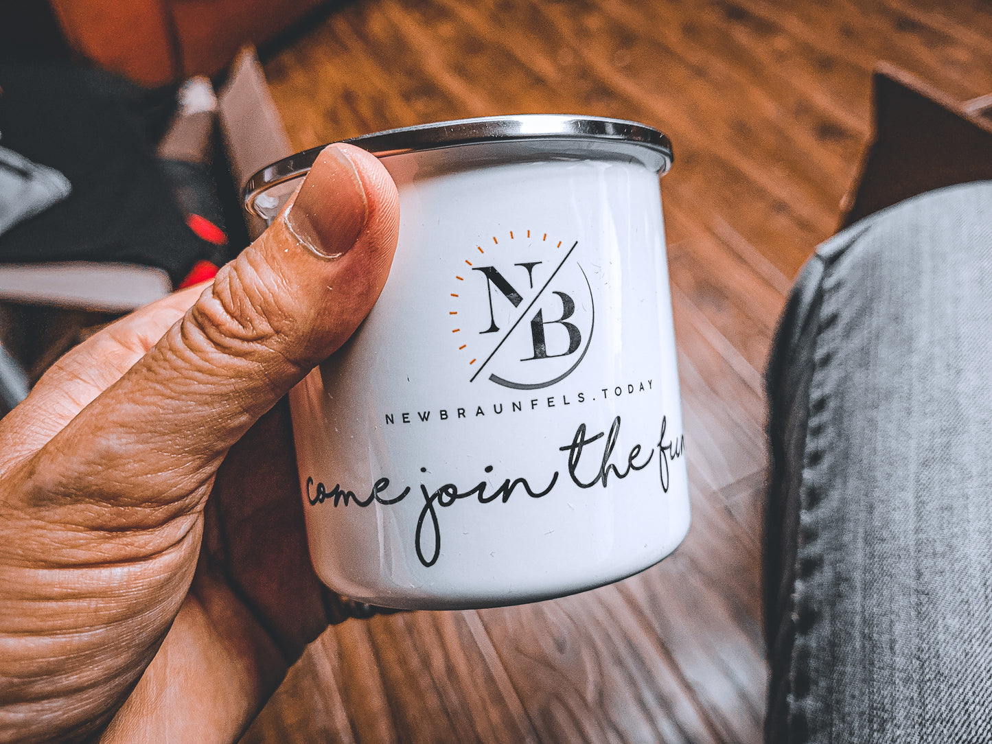 NEWBRAUNFELS.TODAY Enamel Mug 12OZ