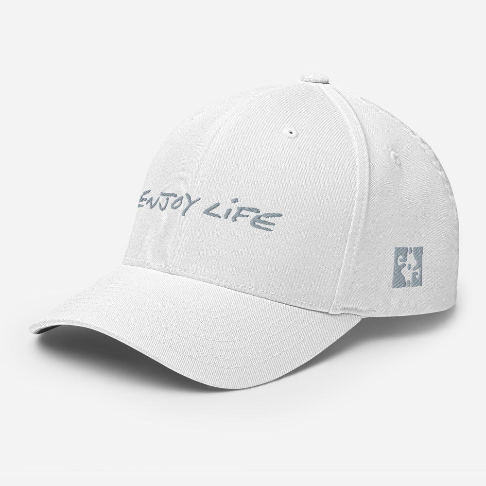 ENJOY LIFE | LIGHT - Closed-Back Structured Cap - Flexfit