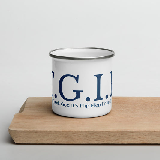 TGIFFF - Enamel Mug