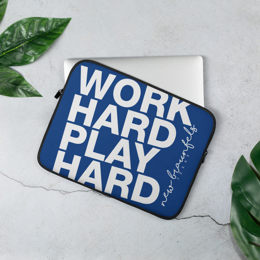 WORK HARD PLAY HARD - Laptop Sleeve