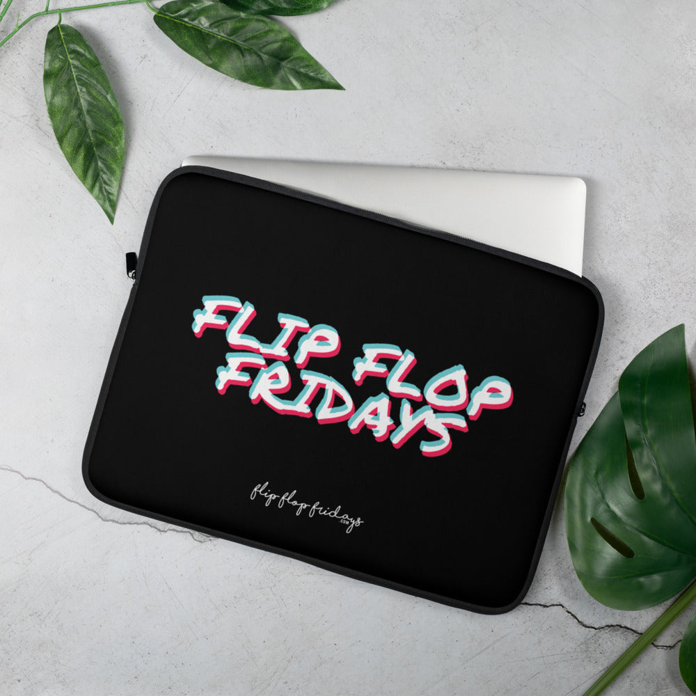 FLIP FLOP FRIDAYS COLOR CROSS - Laptop Sleeve
