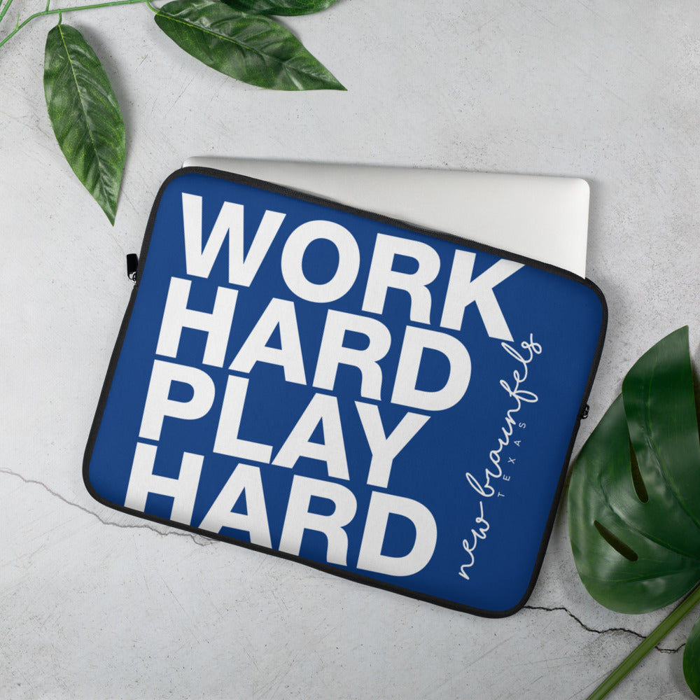 WORK HARD PLAY HARD - Laptop Sleeve