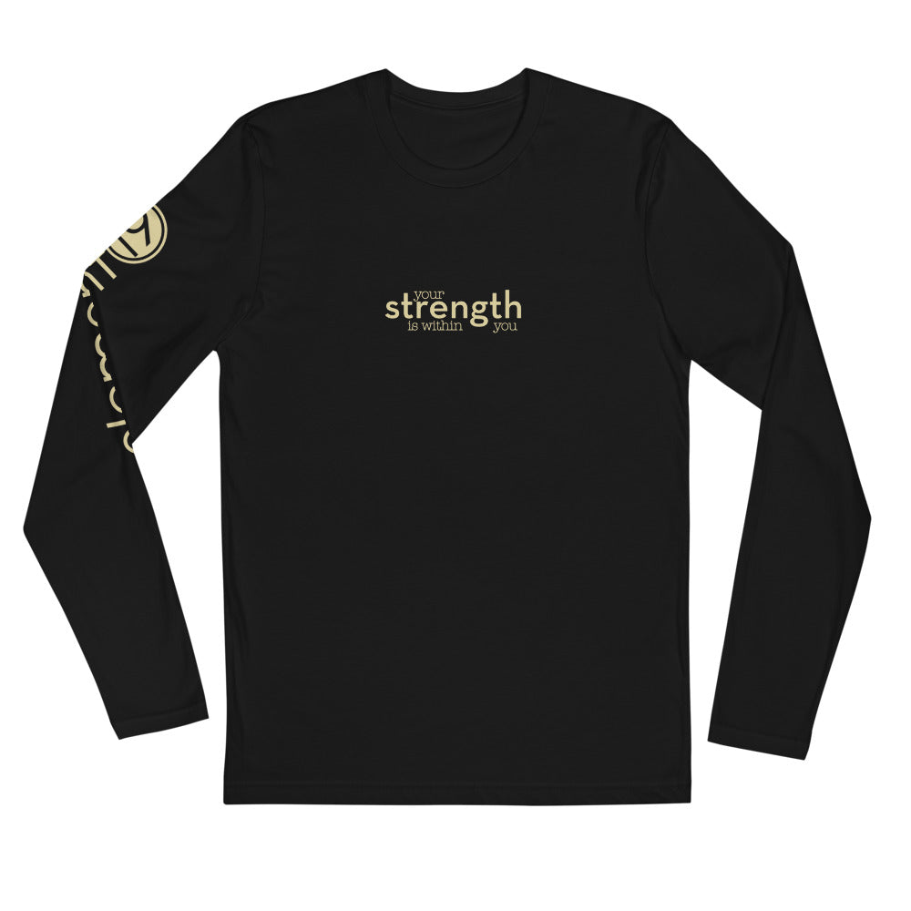 EAGLE STRENGTH | element19 - Next Level Long Sleeve Fitted Crew