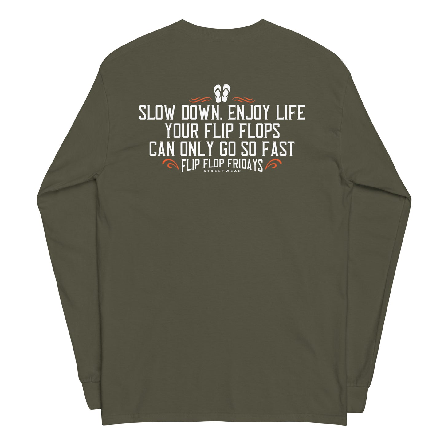 Flip Flop Fridays | Cali Curve - Men's Long Sleeve - Gildan