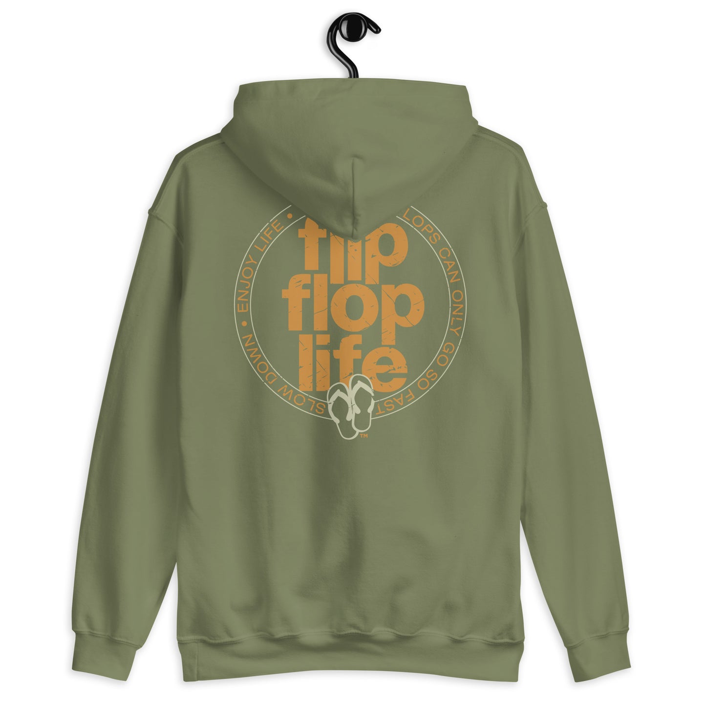 FLIP FLOP LIFE / SLOW DOWN - Unisex Hoodie