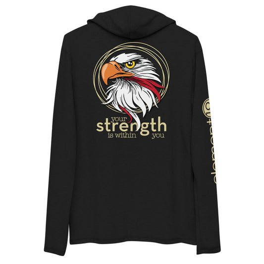 EAGLE STRENGTH / element19 - Unisex Lightweight Hoodie