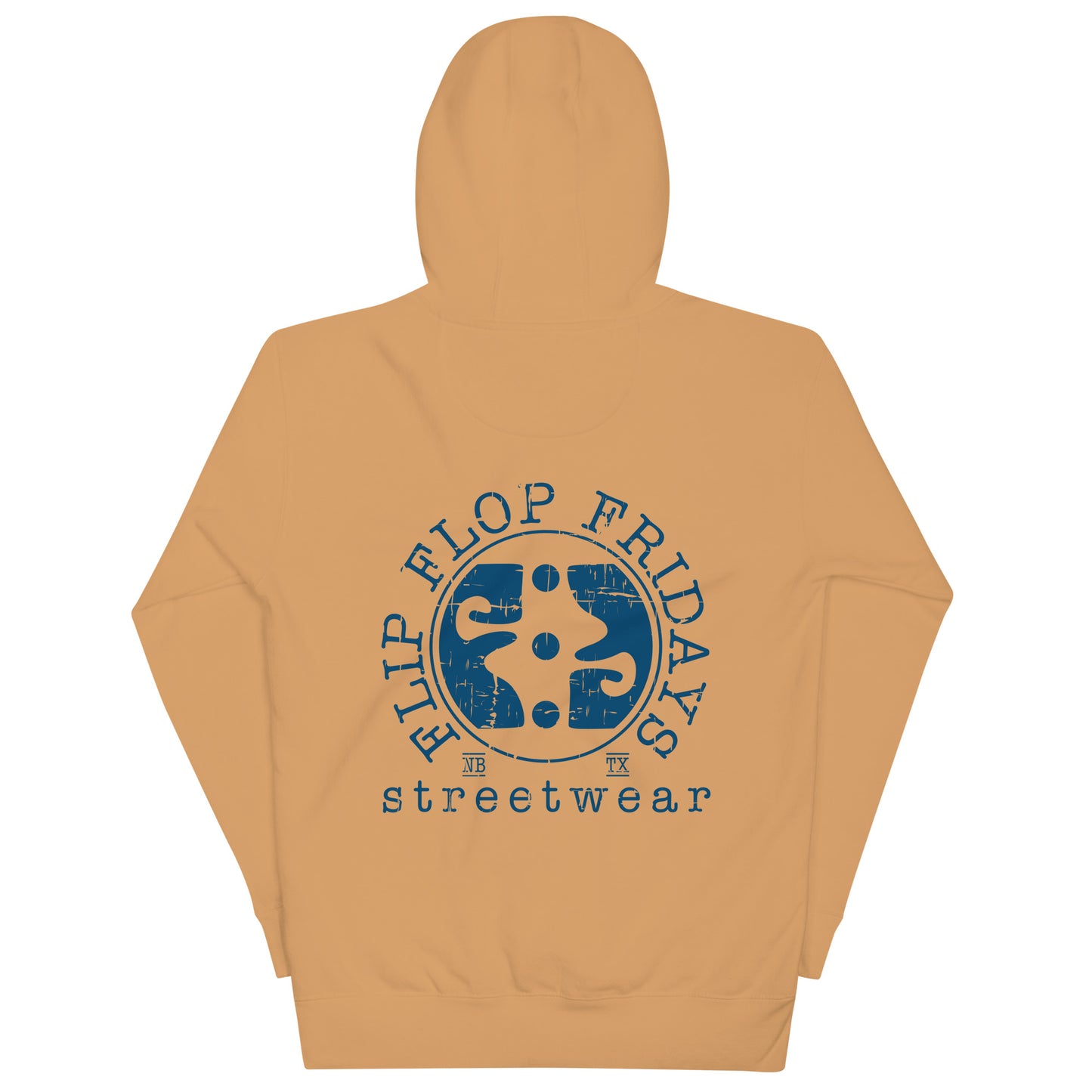 FLIP FLOP FRIDAYS STREETWEAR | BLUE - Cotton Heritage Unisex Hoodie