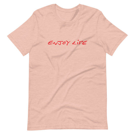 ENJOY LIFE | RED - Unisex t-shirt