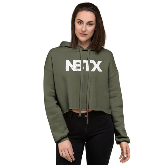 NB Distressed - Crop Hoodie