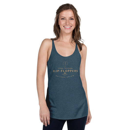 FLIP FLOPPERS TX DIVISION - Women's Racerback Tank